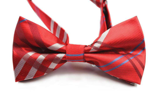 Red, White and Blue Stripe Bowtie