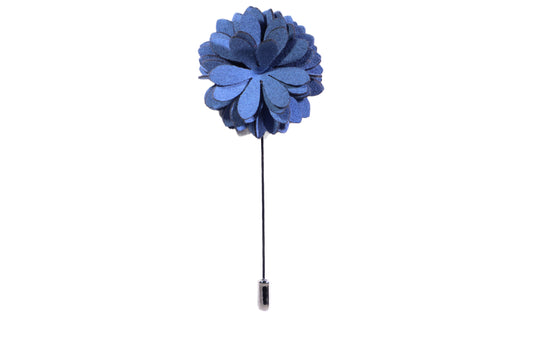 Blue Felt Burst Lapel Pin