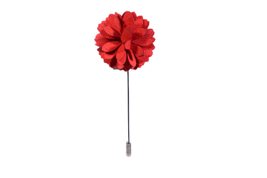 Red Felt Burst Lapel Pin