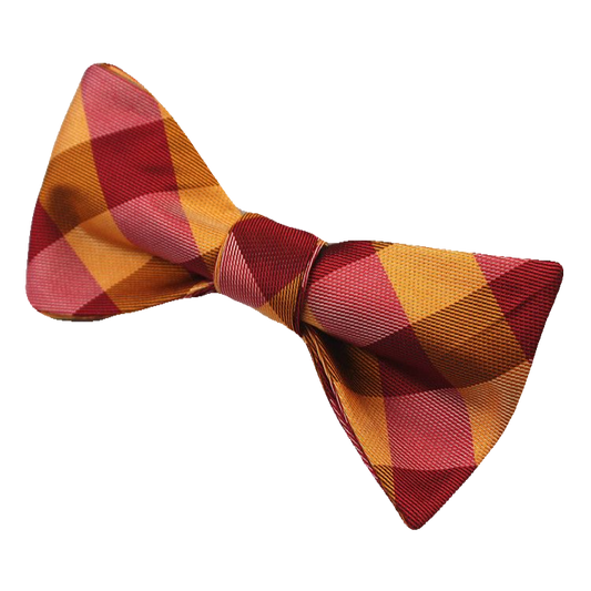 Red and Orange Bow Tie
